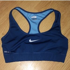 Blue Nike Sports Bra